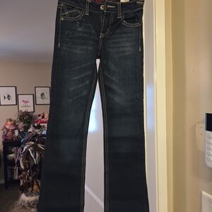 Arizona Jean Company Dark Indigo Flared Jeans
